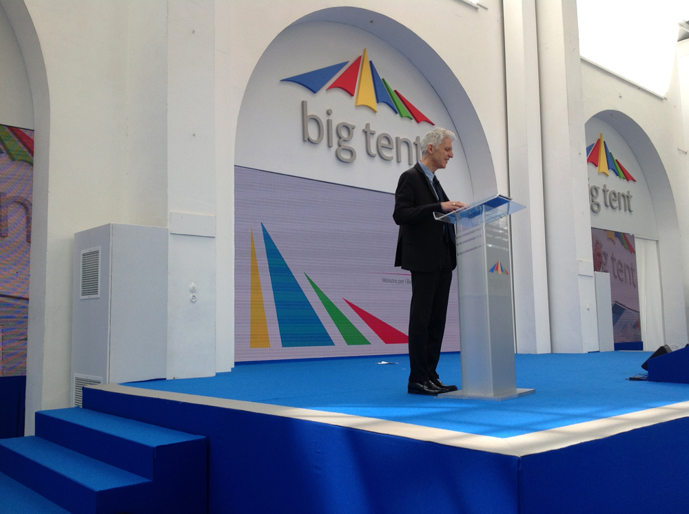 Al Big Tent di Google il ministro della Cultura Bray, a lui il compito di aprire l'appuntamento all'Aranciera di San Sisto